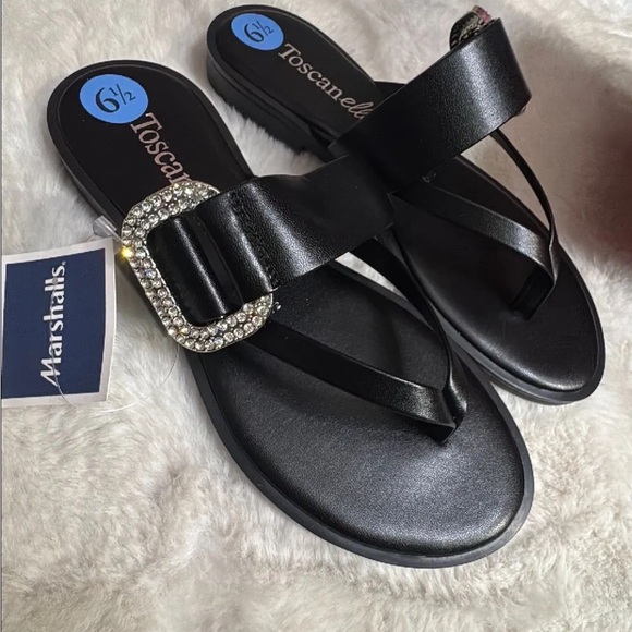 Black Women's Sandals - Picture 2 of 2